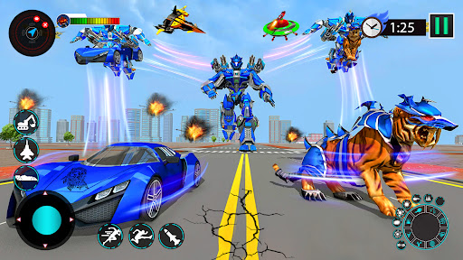 Animal Robot Car Transform 3D Screen 2