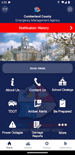 Android application Cumberland Co TN EMA screenshort