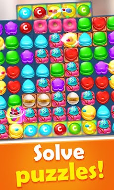 Sweet Candy Mania -フリイ—のマッチ3パズルゲームのおすすめ画像2