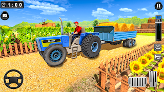 Farming Tractor Sim Game 2023 - Screenshot 1