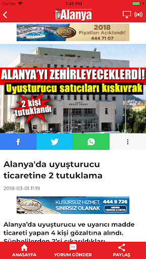 Yeni Alanya Gazetesi Screen 2