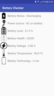 Battery Checker स्क्रीनशॉट