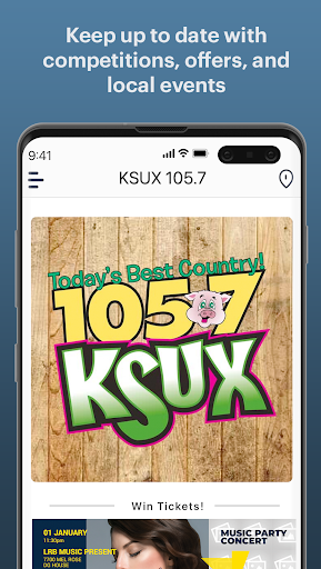 KSUX 105.7 Screen 3