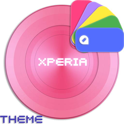 XPERIA ON | Pure Pink Theme logo
