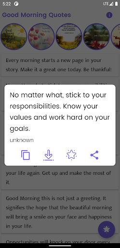 Good Morning Quotes and Saying Screen 2