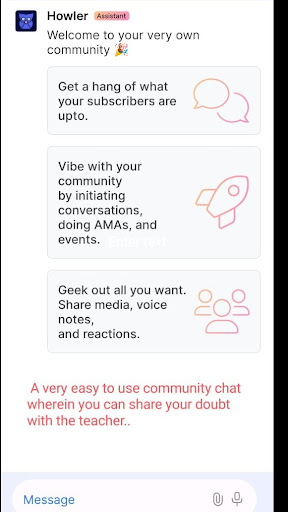 Android application EduMiz screenshort
