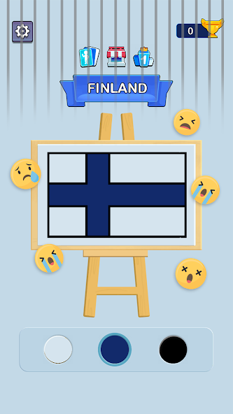 Draw The Flag: Geo Coloring 1.4 APK + Мод (Unlimited money) за Android