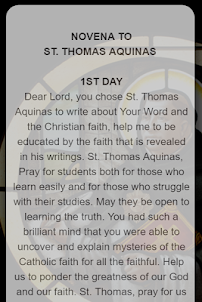St.Thomas Aquinas: A Student's