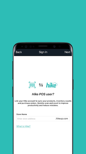Android application Inventory Scan by Hike screenshort