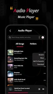 Music Player And Audio Player