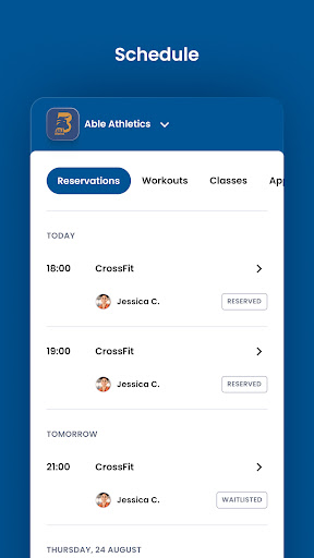 Able Athletics Screen 3