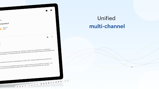 Screenshot of Zoho TeamInbox