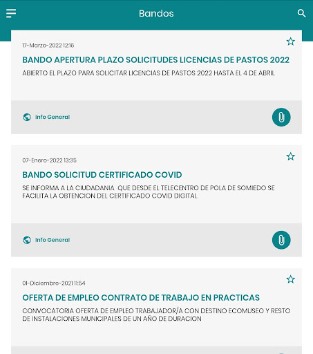 Somiedo Informa Screen 2