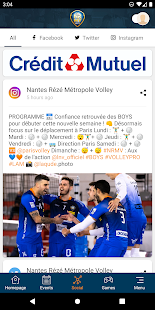 Nantes Ru00e9zu00e9 Mu00e9tropole Volley 4.9.27 APK screenshots 3