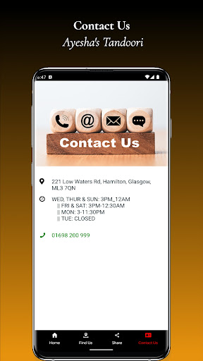Ayeshas Tandoori Screen 3