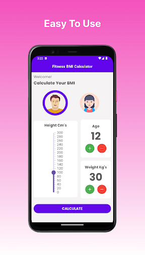 Fitness BMI Calculator Screen 3