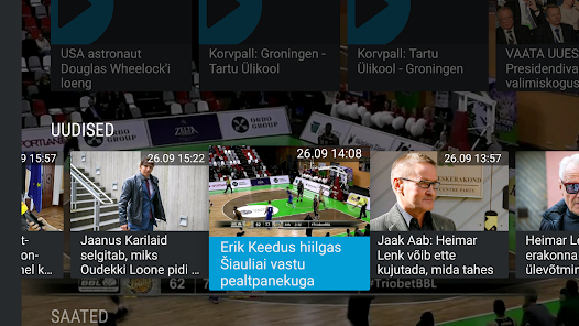 Captura de Pantalla 3 DELFI TV Eesti android