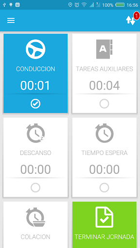 Libreta Electrónica Conductor Screen 2