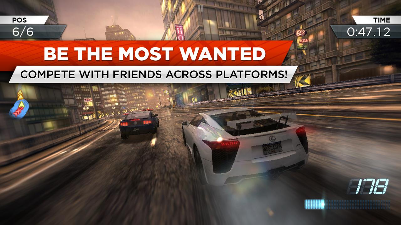 Android application Need for Speed™ Most Wanted screenshort