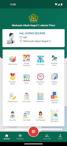 Android application eSchool MAN 2 Jakarta screenshort