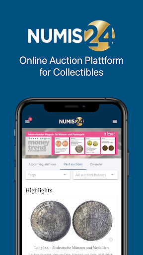 Android application Numis24 screenshort