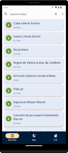 My Fallas Guide Screen 3