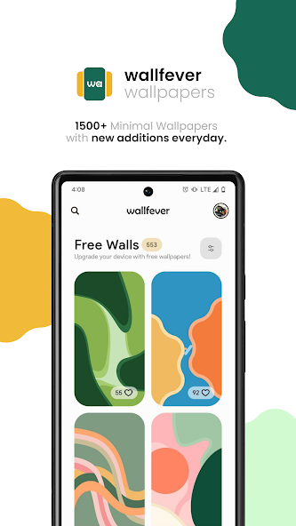 Wallfever - Minimal Wallpapers 4.2.0 APK + Mod (Unlimited money) untuk android