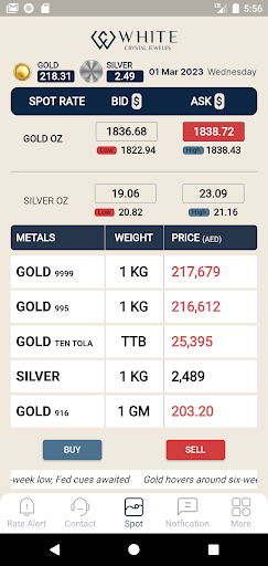 White Crystal Bullion Screen 2