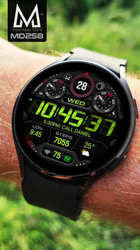 MD258 Digital watch face screenshot 20