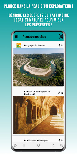 Android application Explorama screenshort