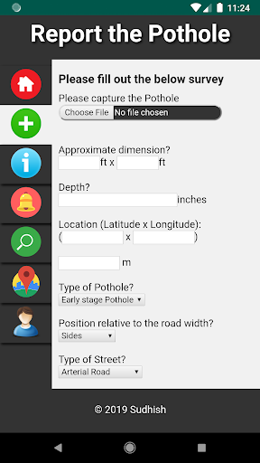 Road Pothole Reporter Screen 3