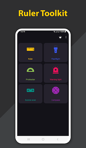 Android application Ruler - Bubble Level screenshort
