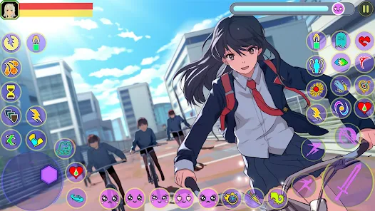 Anime High School Girl Life 3D – Apps no Google Play