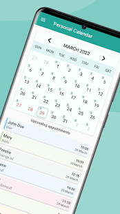 Appointments Planner Calendar Screenshot