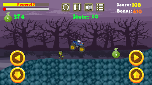 Monster Truck Survival Game 3D Screen 3