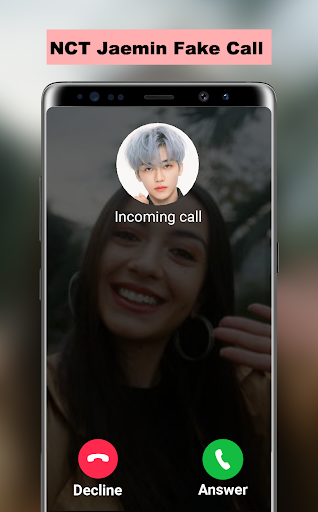 Android application NCT Jaemin Fake Call screenshort