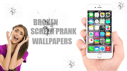 Broken Screen Prank Wallpapers