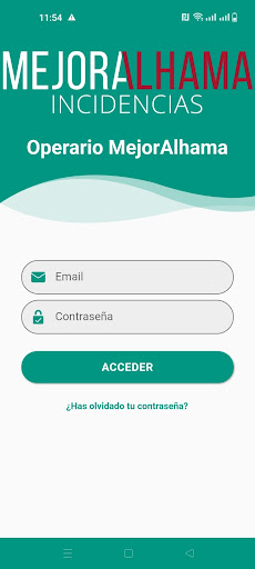 Android application Operarios Alhama de Murcia screenshort