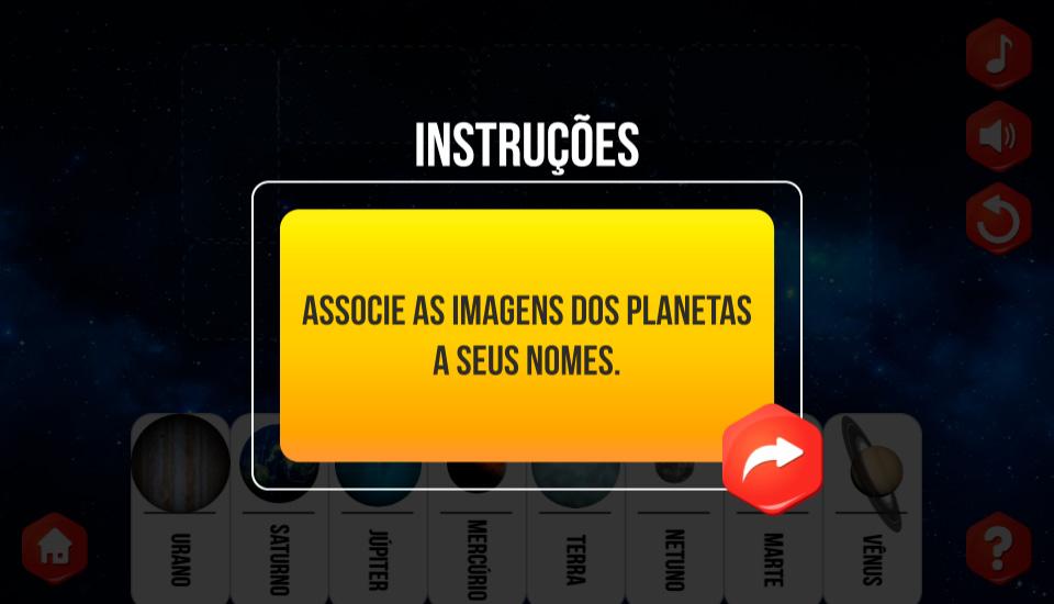 Android application Dominó dos Planetas screenshort
