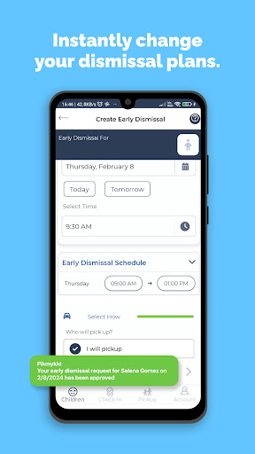 Screenshot of Pikmykid Parent
