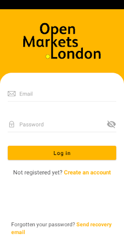 Android application Open Markets London screenshort