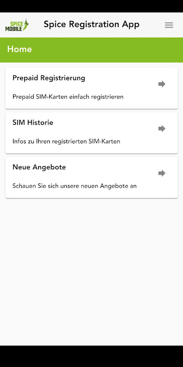 Spice Registration App - 0.10.1 - (Android)