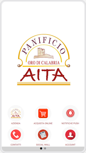 Android application Panificio Aita screenshort