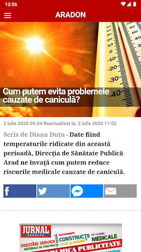 Arad Online - aradon.ro Screen 3