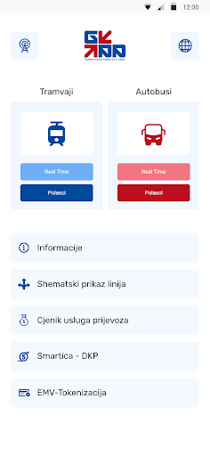 Android application Moj lega tramvaj screenshort