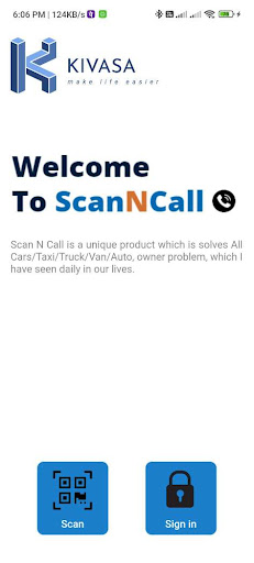 Android application ScanNCall screenshort