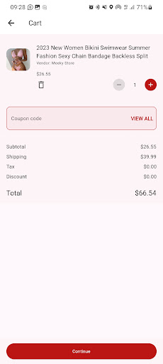 Meeky Store - Shopping Screen 3