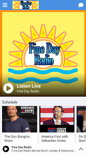 Android application Fine Day Radio WNJD 102.3 screenshort