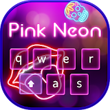 Pink Neon Keyboard icon
