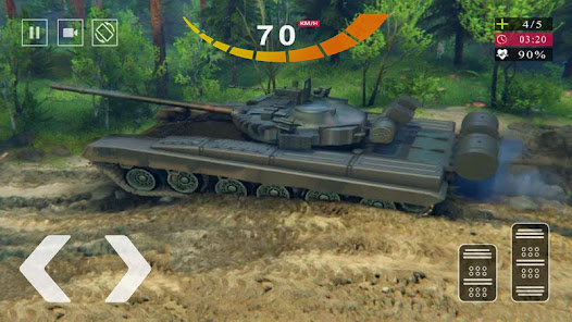 Captura de Pantalla 6 Ejército Tanque Simulador 2020 android
